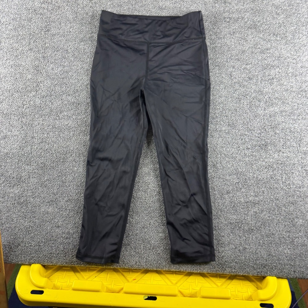 Balera Kids Black Dance Leggings High Waisted Athletic MT11740 Size MA